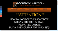 Desktop Screenshot of montroseguitars.com